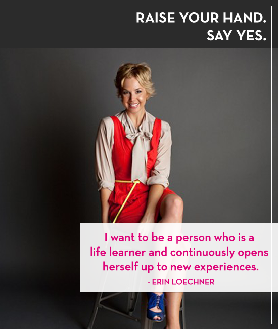 Raise your hand. Say yes. Episode 2: Erin Loechner and Saying yes