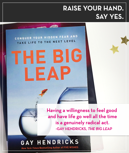 Raise your hand. Say yes. Episode 27: Book Club - The Big Leap