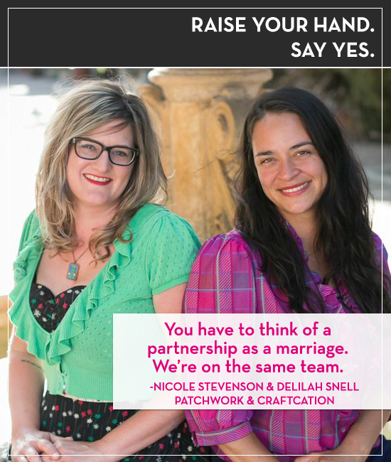 Raise your hand. Say yes. Episode 20: Nicole Stevenson & Delilah Snell