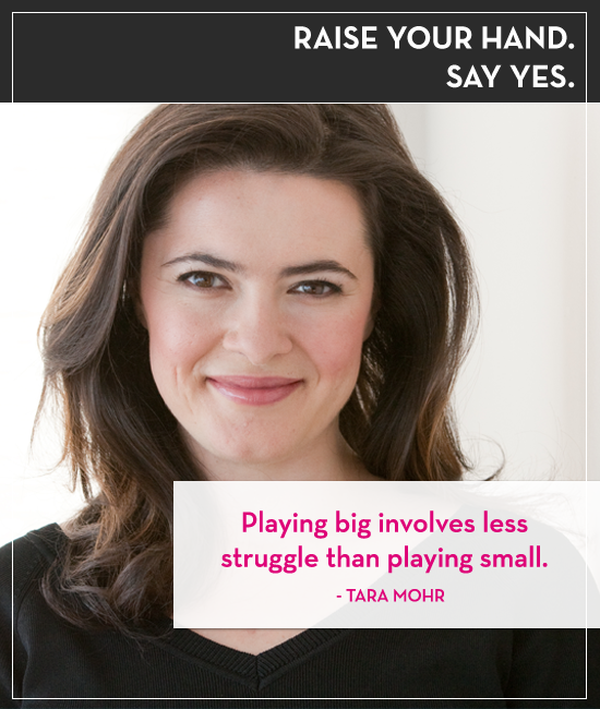Raise your hand. Say yes. Episode 6: Tara Mohr